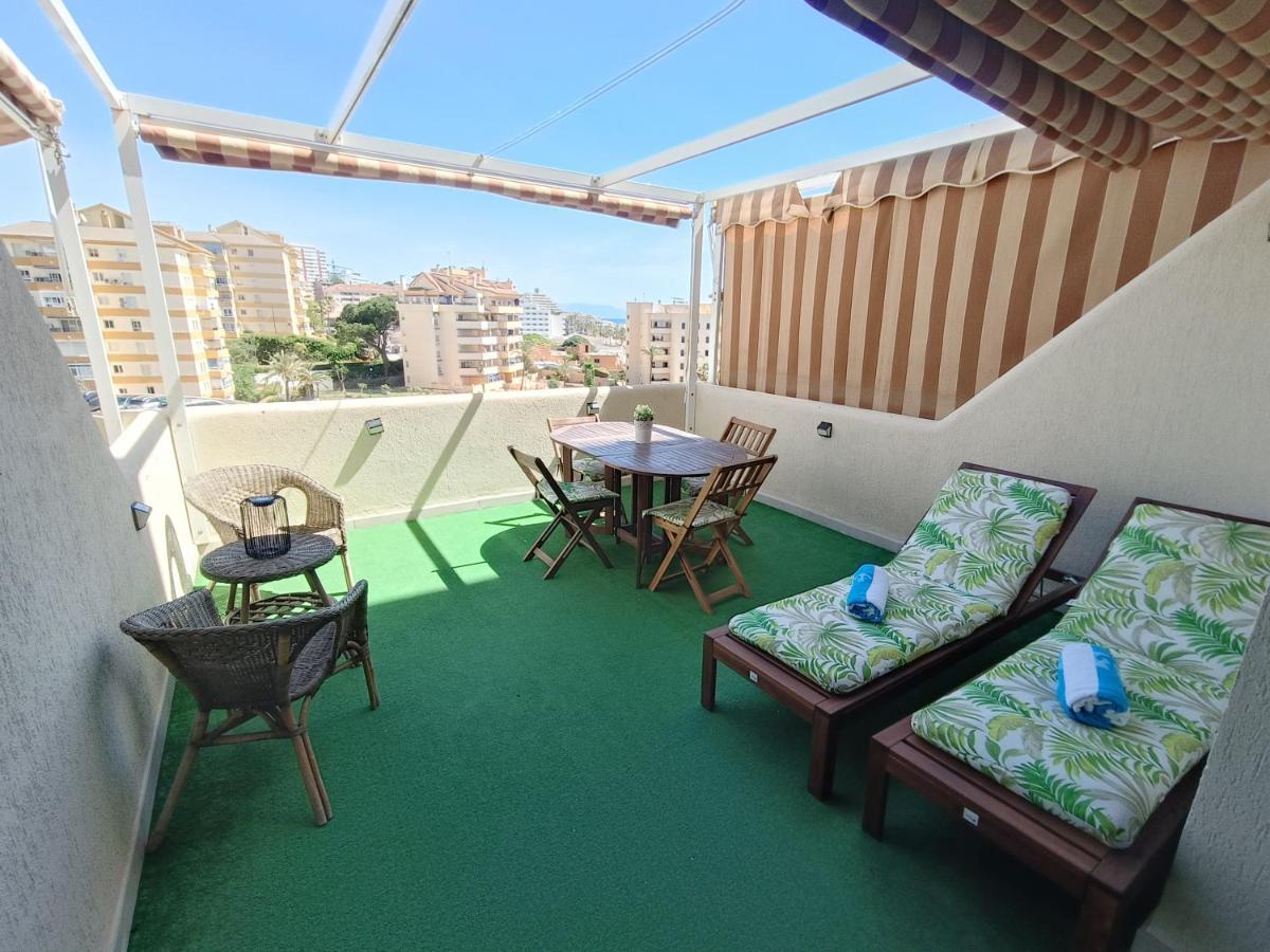 "Vive Benal Beach" Estudio Gran Terraza Y Parque Acuatico 1319 Benalmadena Bagian luar foto